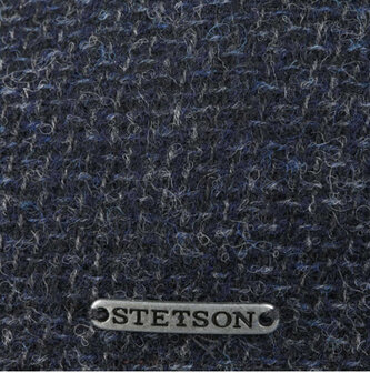 Stetson Texas Wool kleur navy wollen flatcap herenpet winterpet 