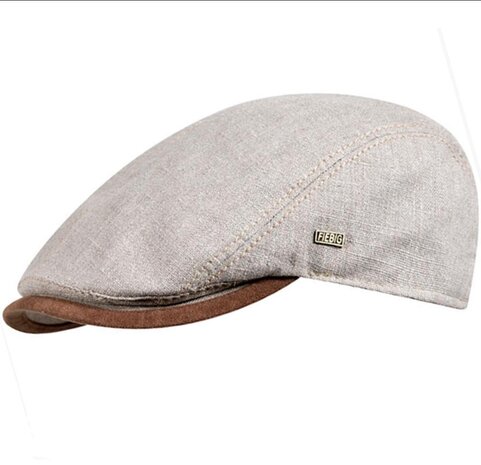 beige zomerpet cap platte pet