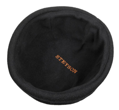 STETSON wollen docker cap zeemansmuts kleur zwart 