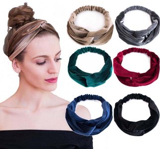 Stereotype Seminarie Opheldering Trendy haarband hoofdband fluweel stof in verschillende kleuren